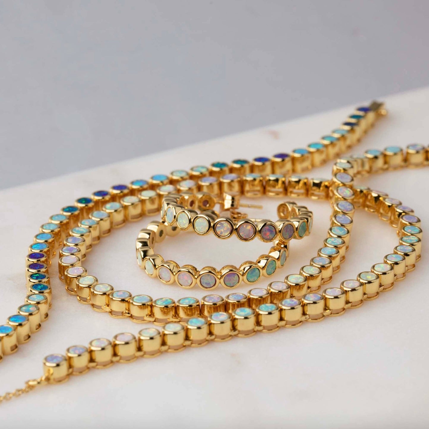 Opal Tennis Nekcklace