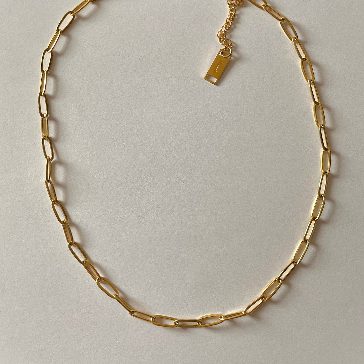 Namaste Paperclip Necklace