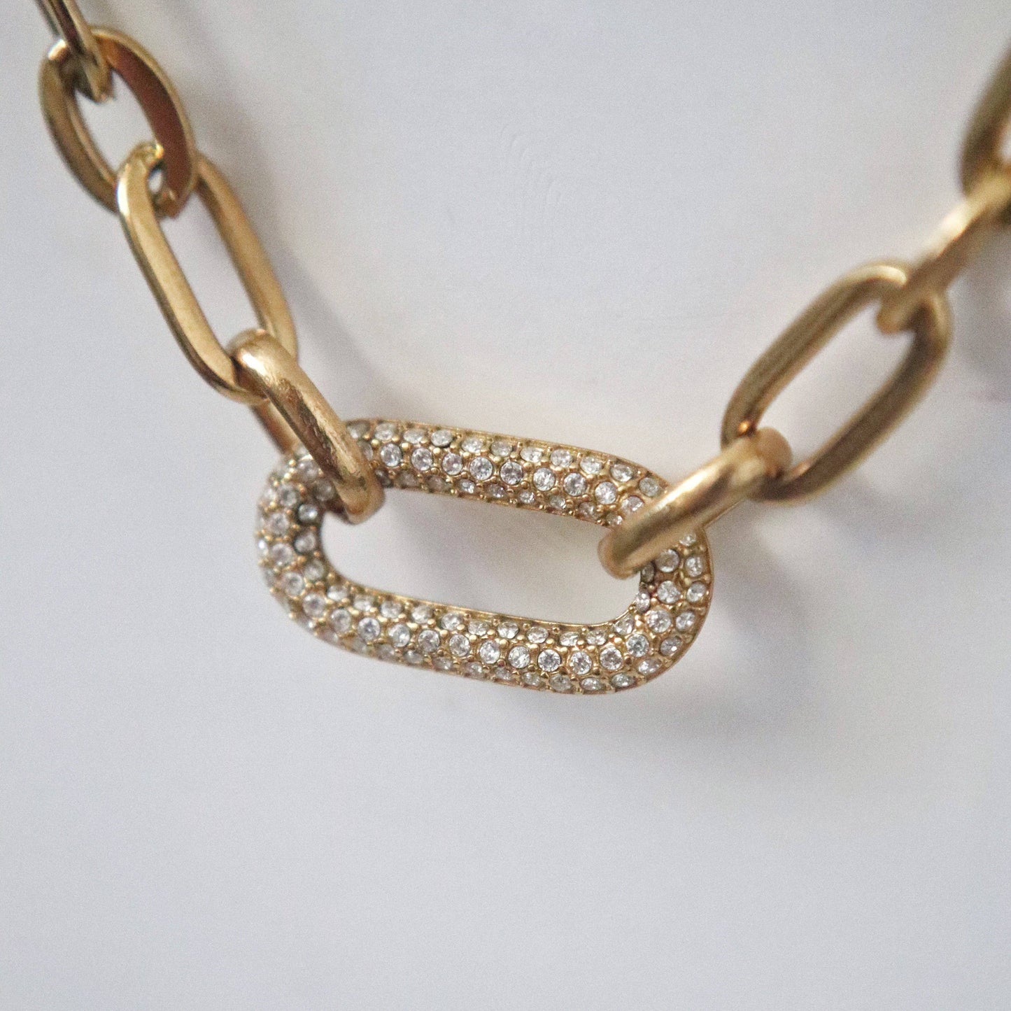 Pave Link Chunky Chain