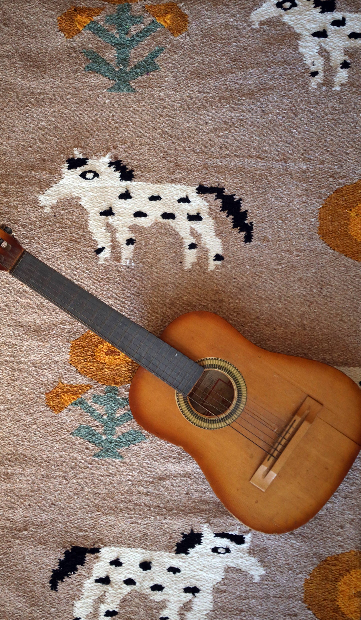 Poppies 'n Ponies // Handwoven Blanket
