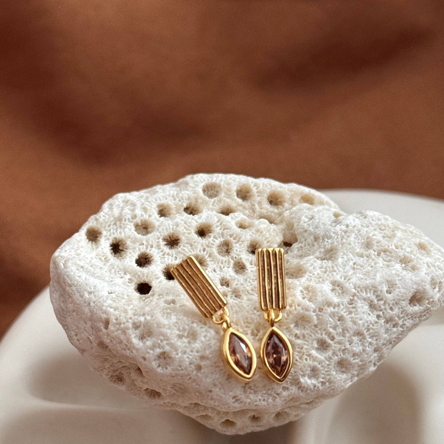 Leaf Drop Earrings