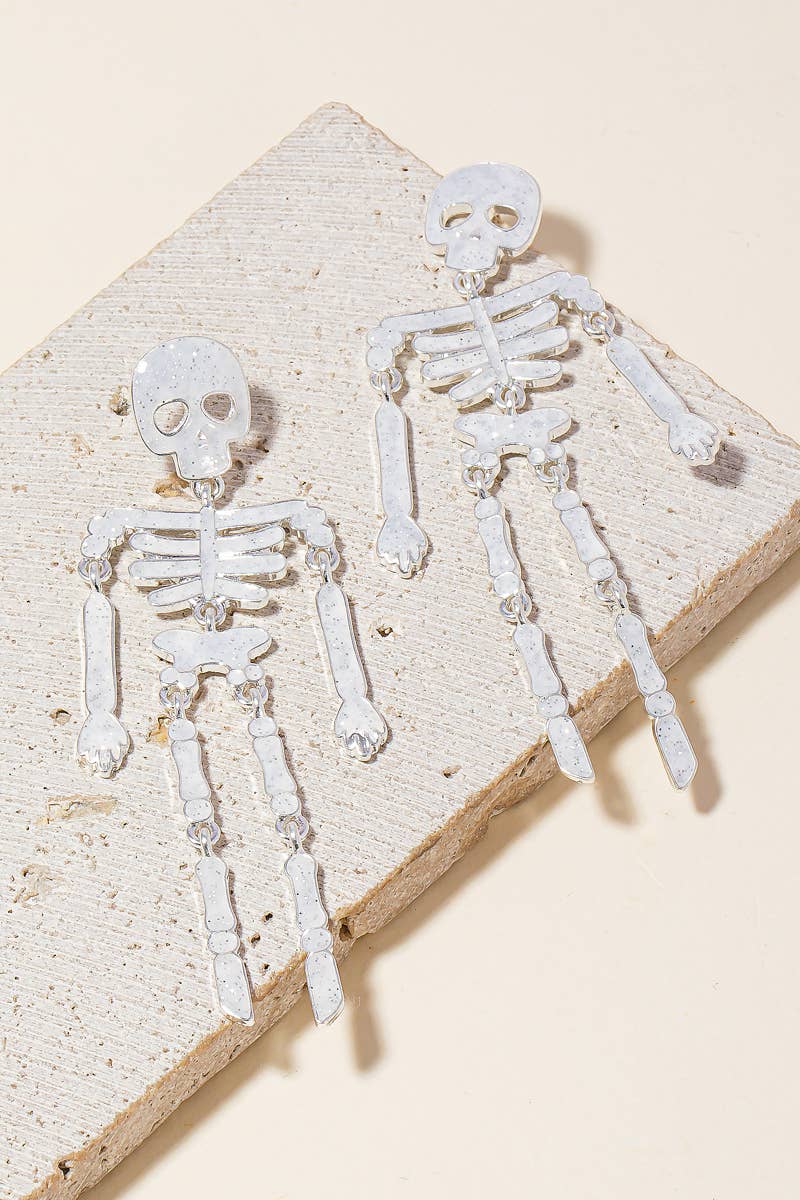 Spooky Season Skeleton Earrings