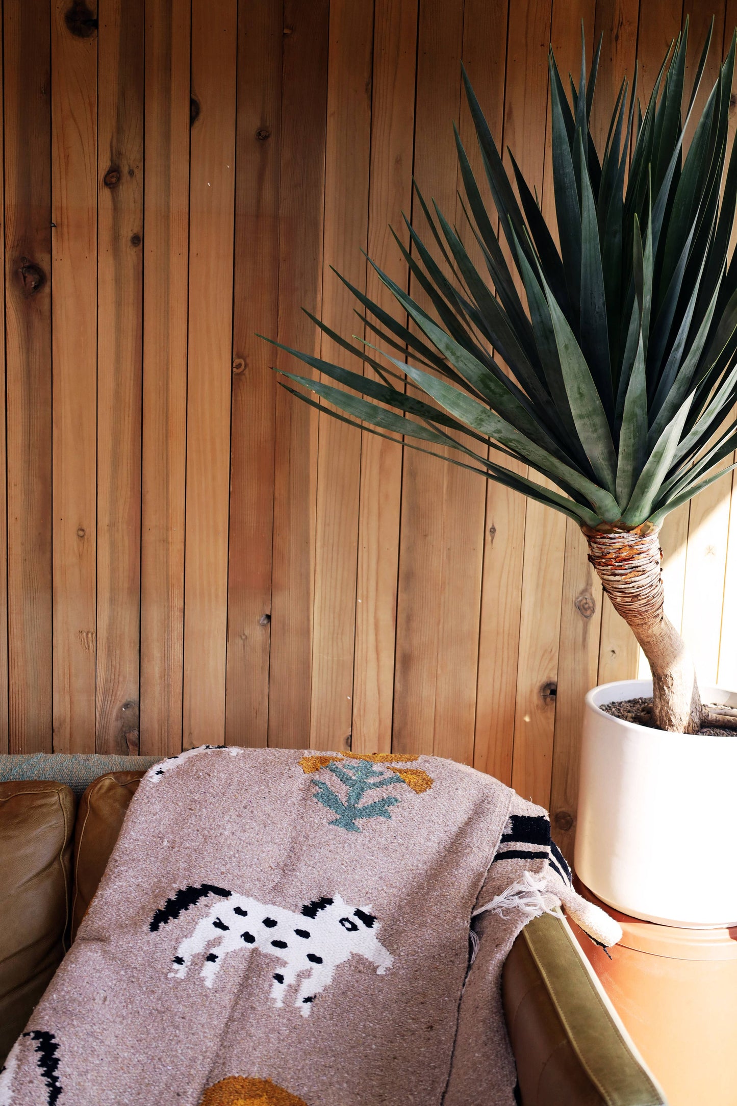Poppies 'n Ponies // Handwoven Blanket