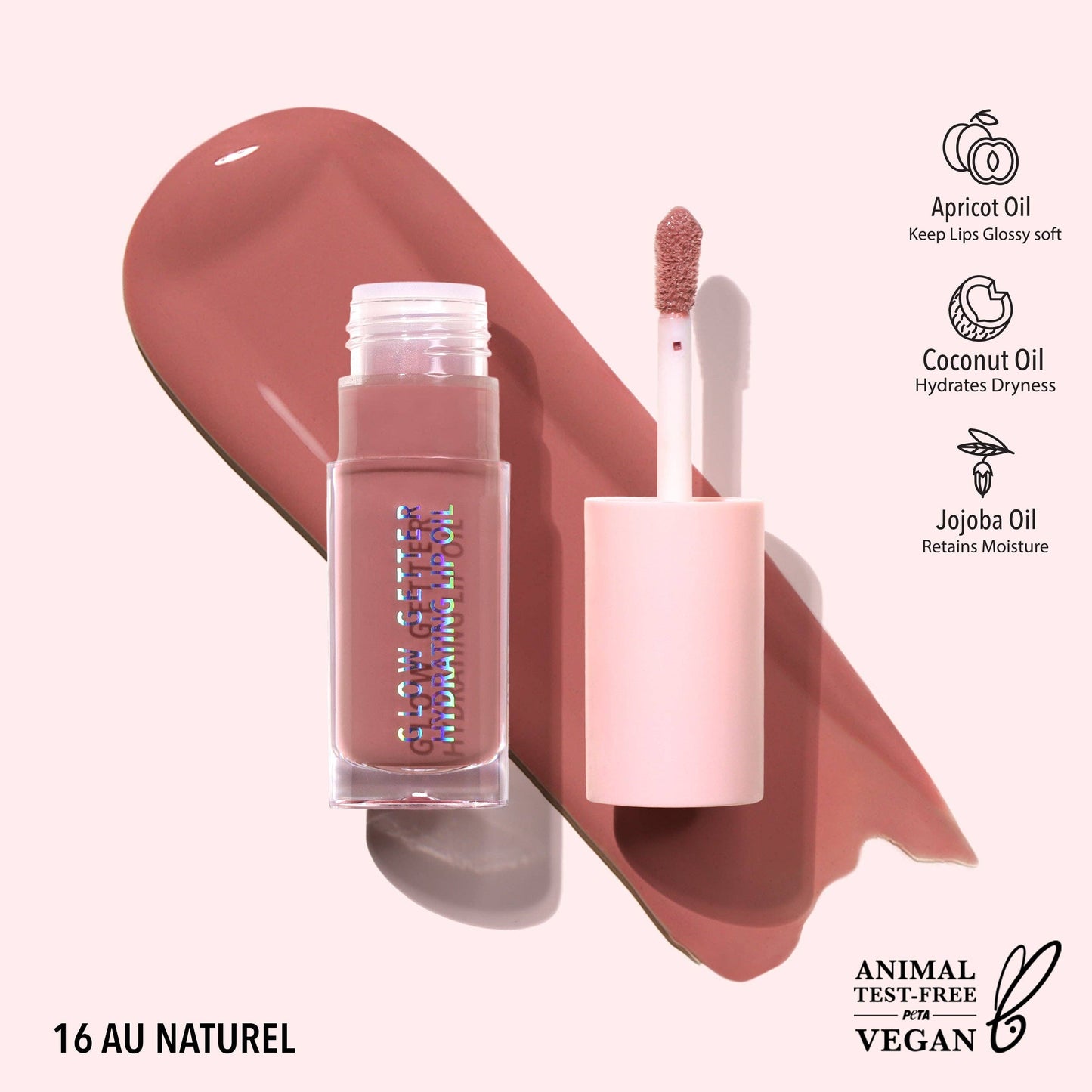 Glow Getter Hydrating Lip Oil / AU NATUREL 016