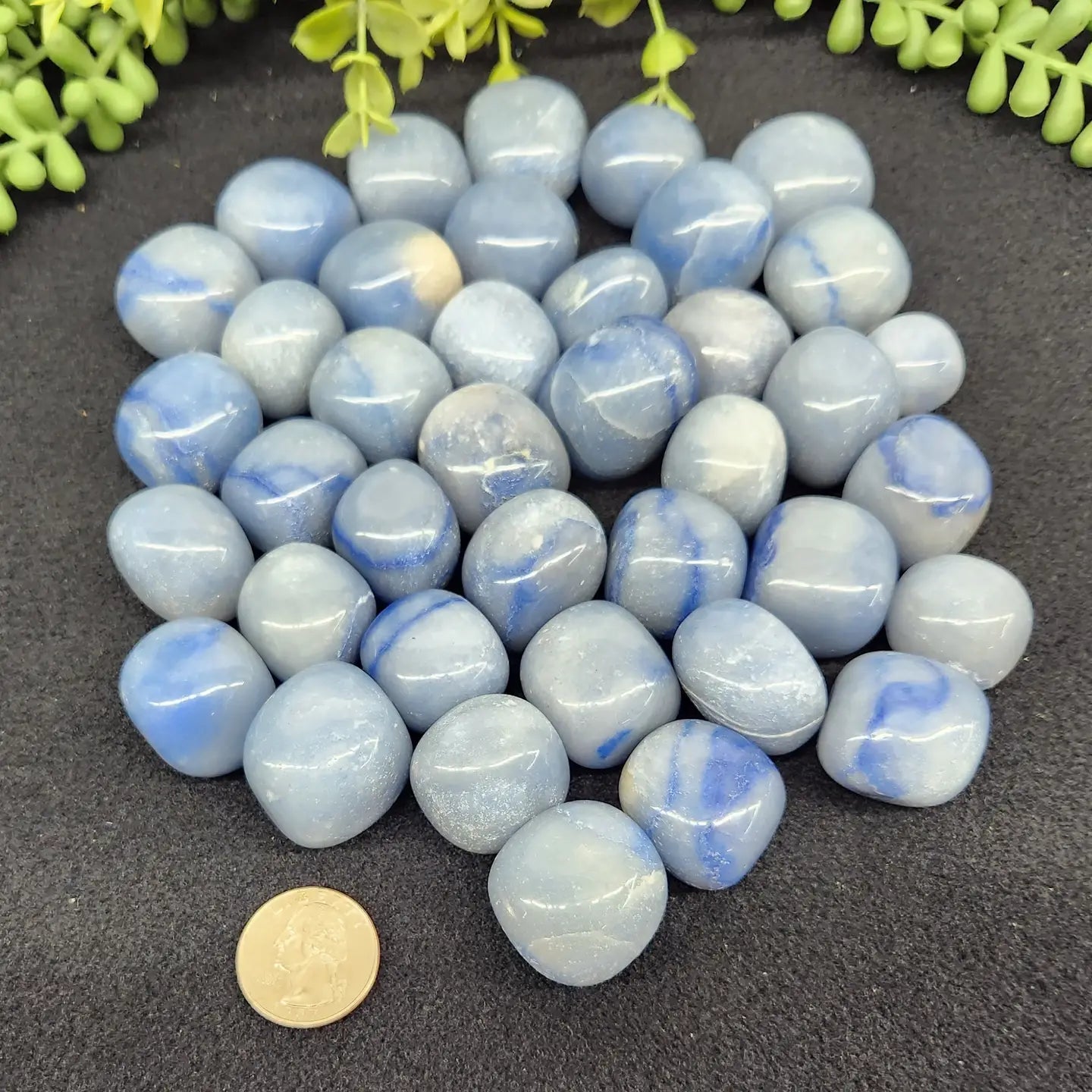 Tumbled Blue Aventurine