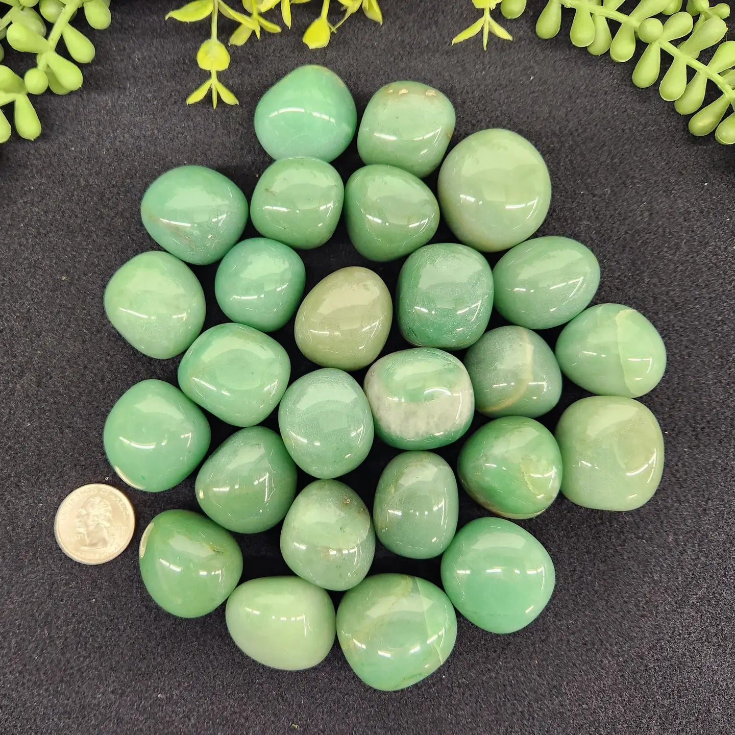 Tumbled Green Aventurine