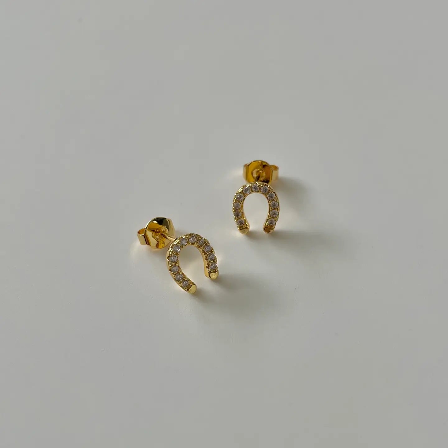 Namaste Horseshoe Studs