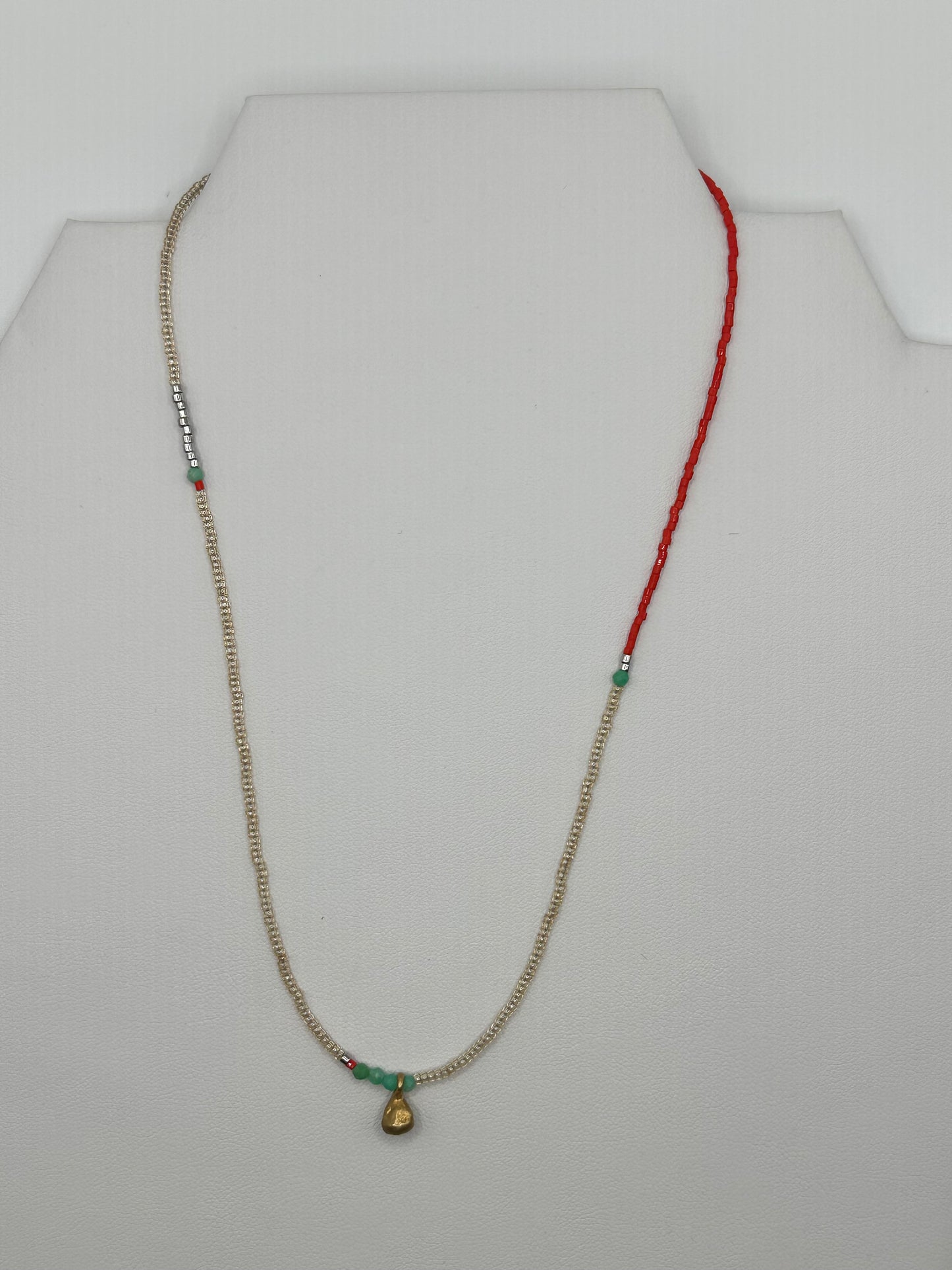 Shimmering Beaded Choker