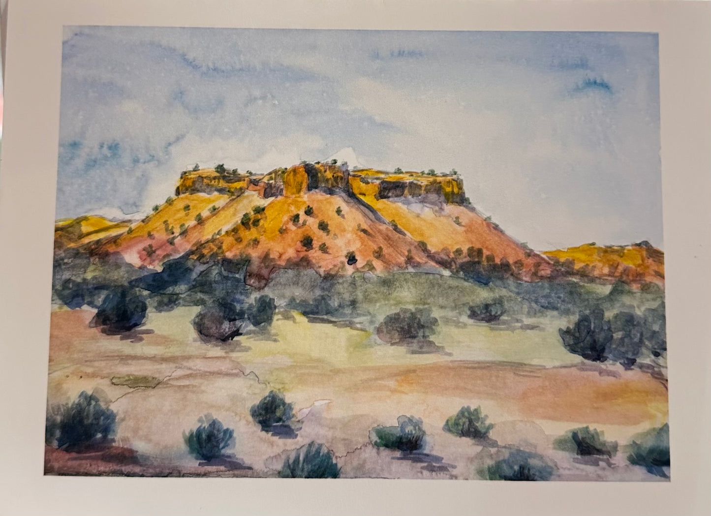 Mesa Watercolor Print