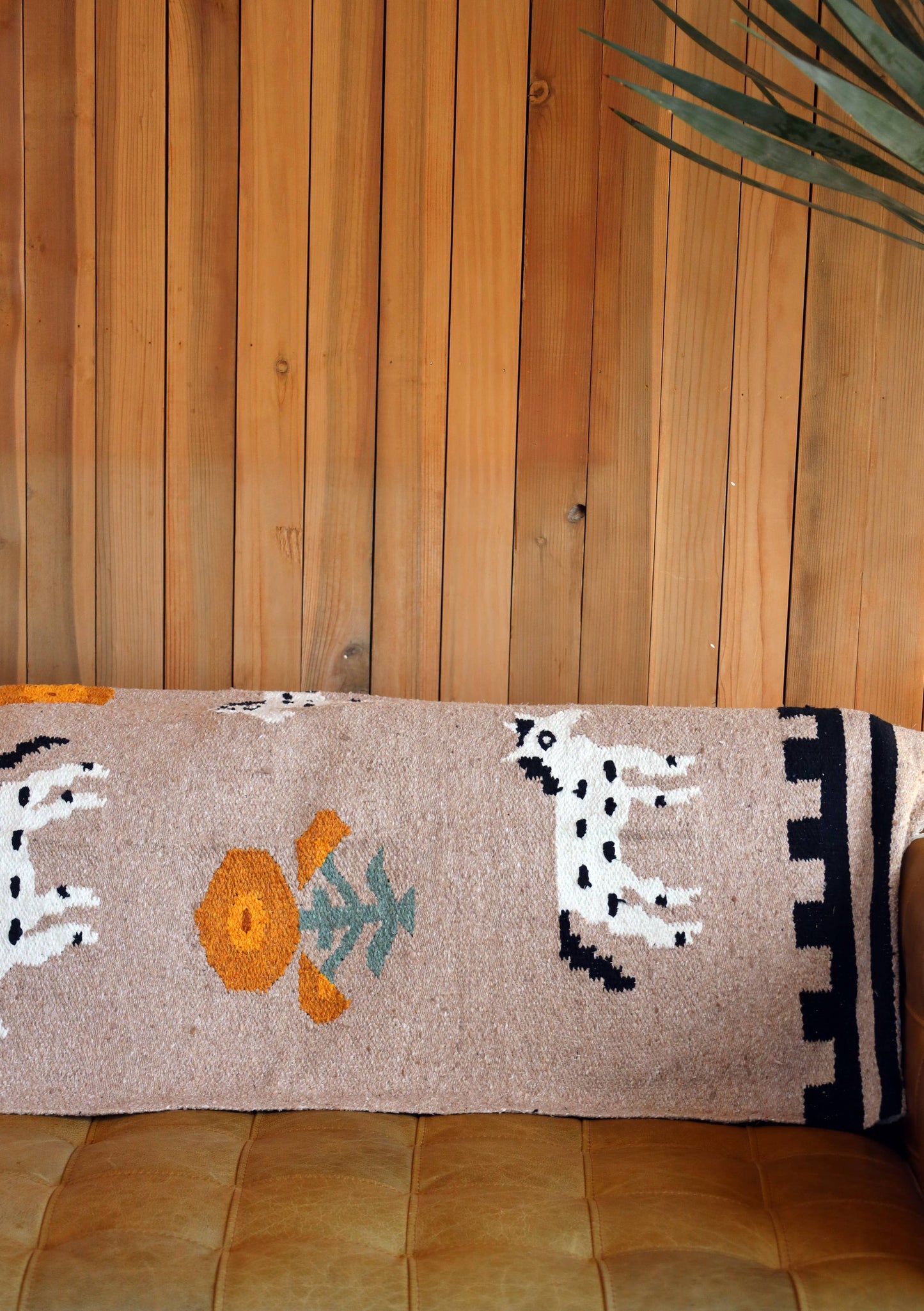Poppies 'n Ponies // Handwoven Blanket