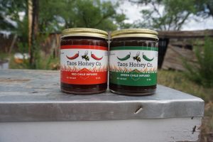 Taos Honey Co. Green & Red Chile Infused Honey