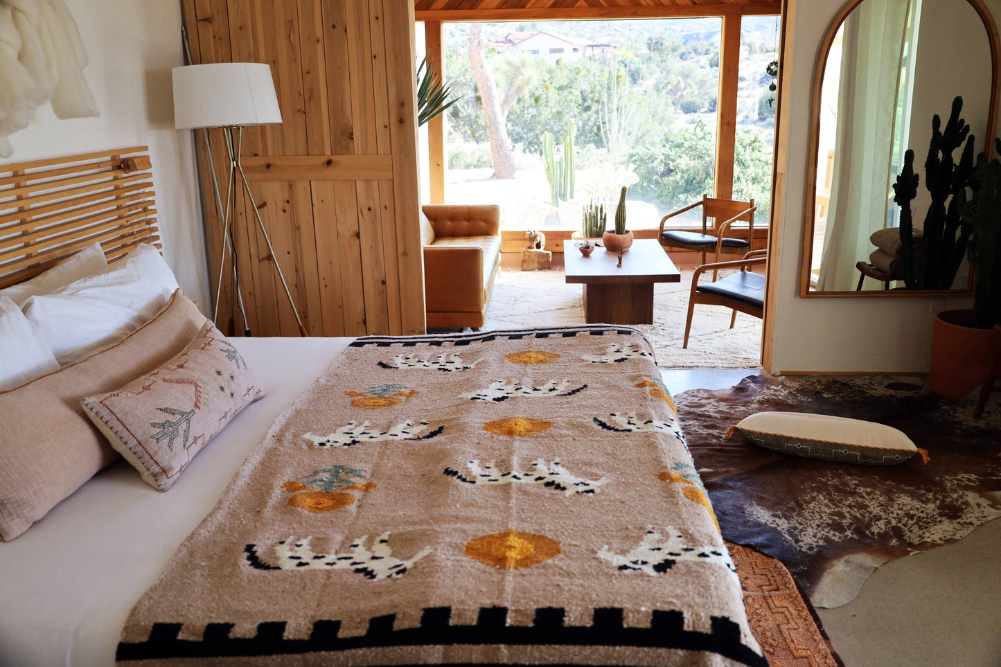 Poppies 'n Ponies // Handwoven Blanket