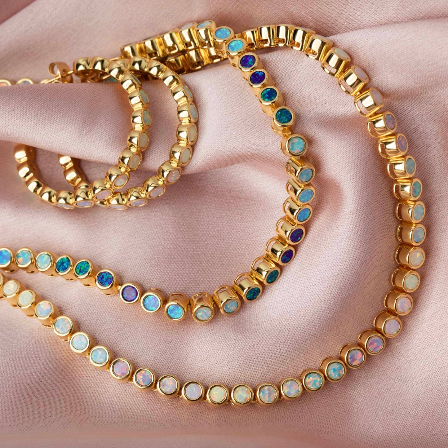 Opal Tennis Nekcklace