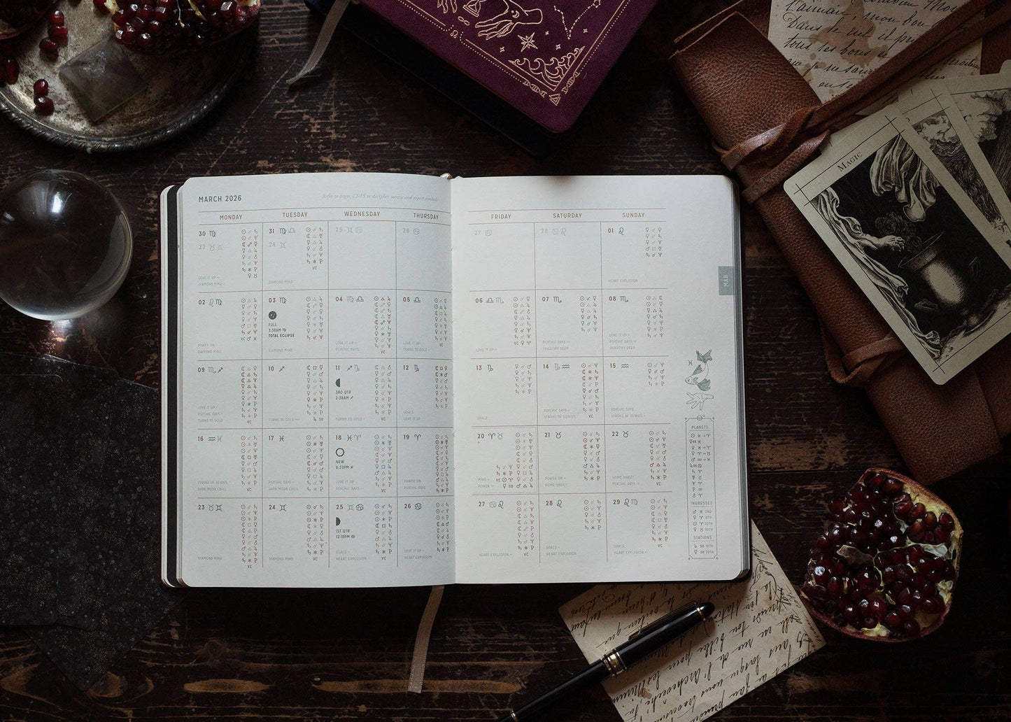 2026 Astrological Almanac & Guidebook - Midnight Velvet