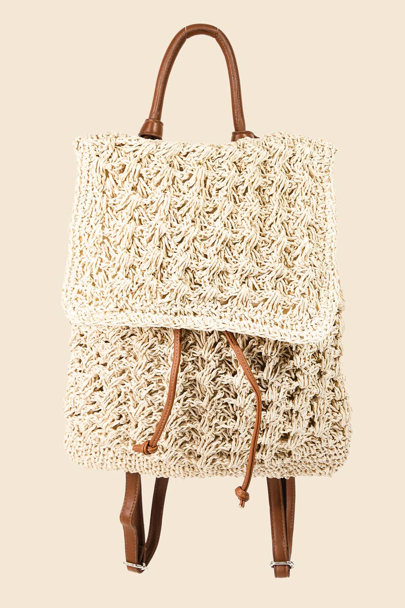 Straw Backpack