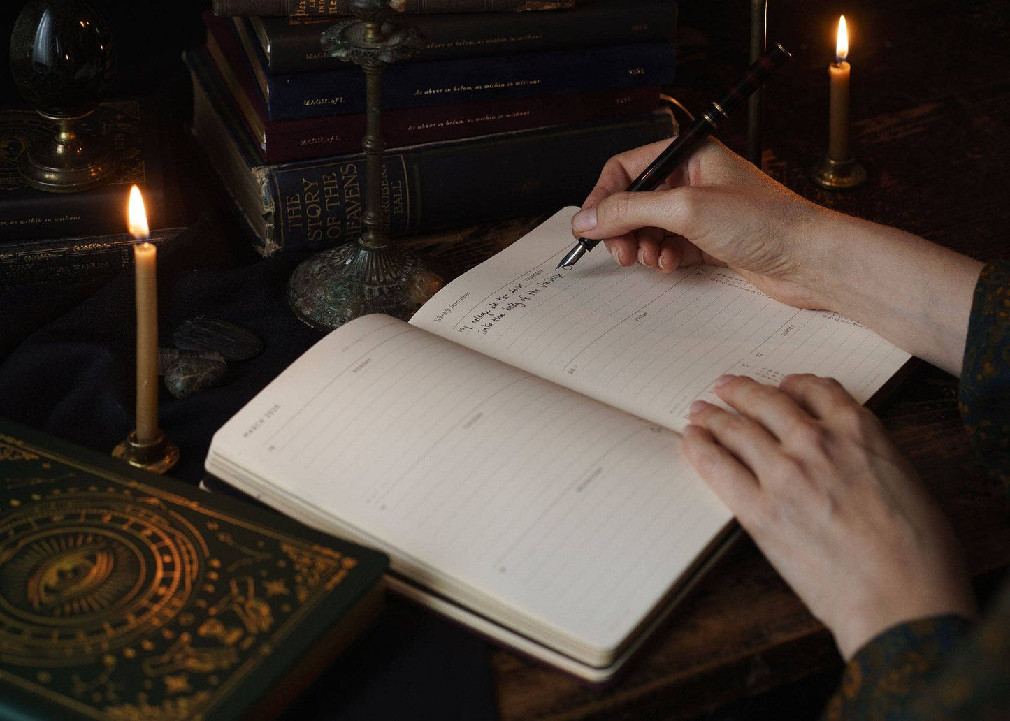 2026 Astrological Almanac & Guidebook - Deep Moss