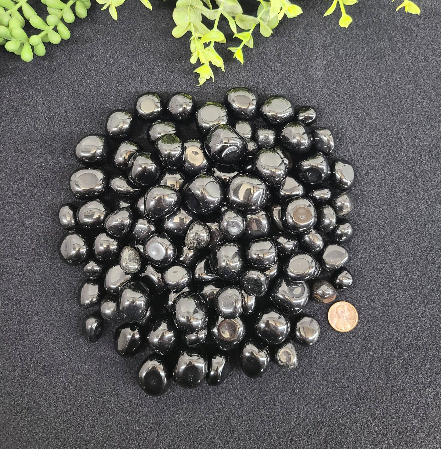 Tumbled Black Obsidian