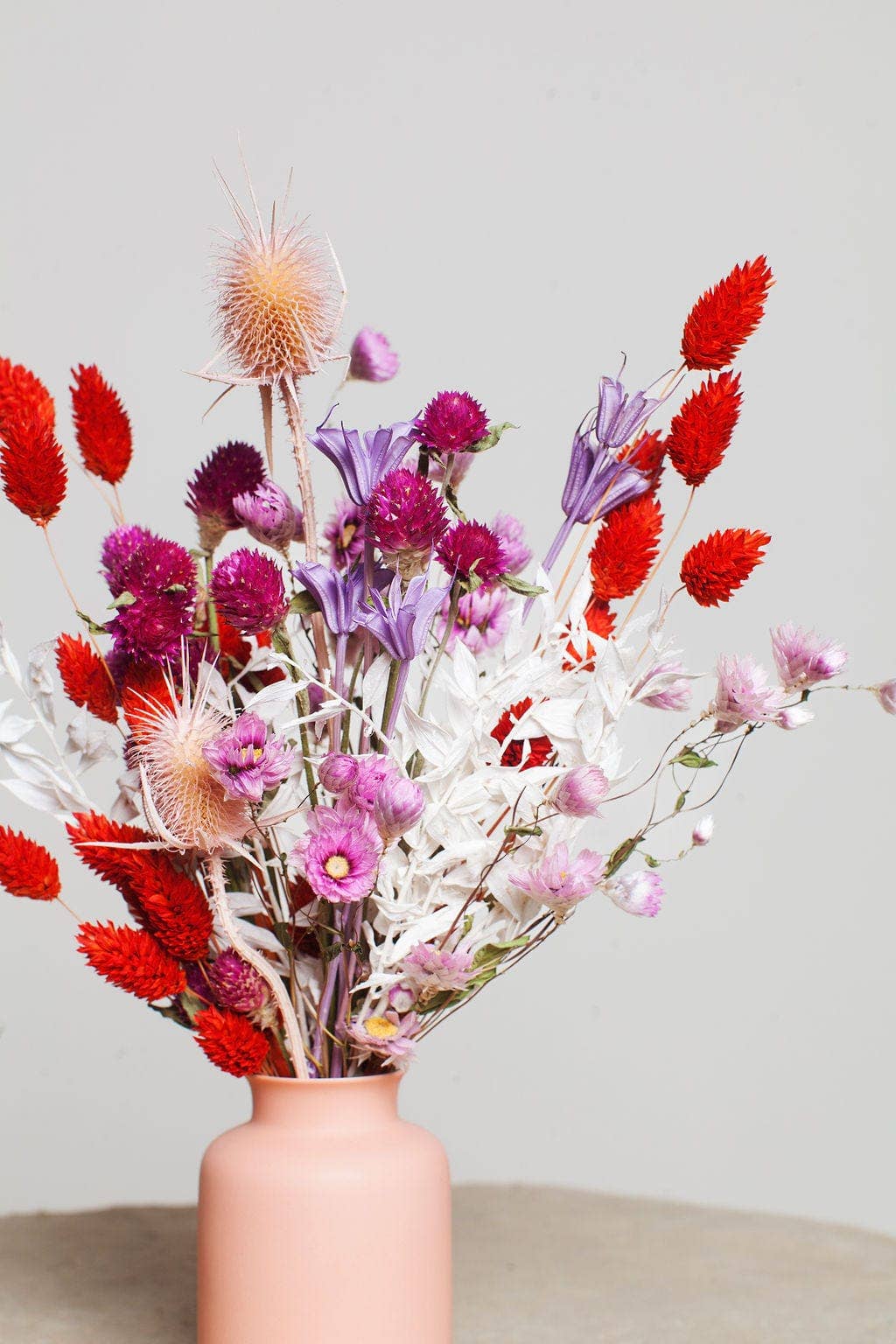 Bright Dried Flower Bouquet