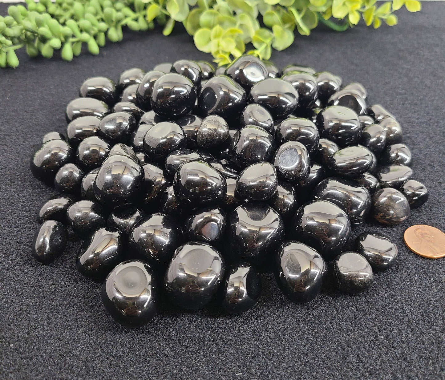 Tumbled Black Obsidian
