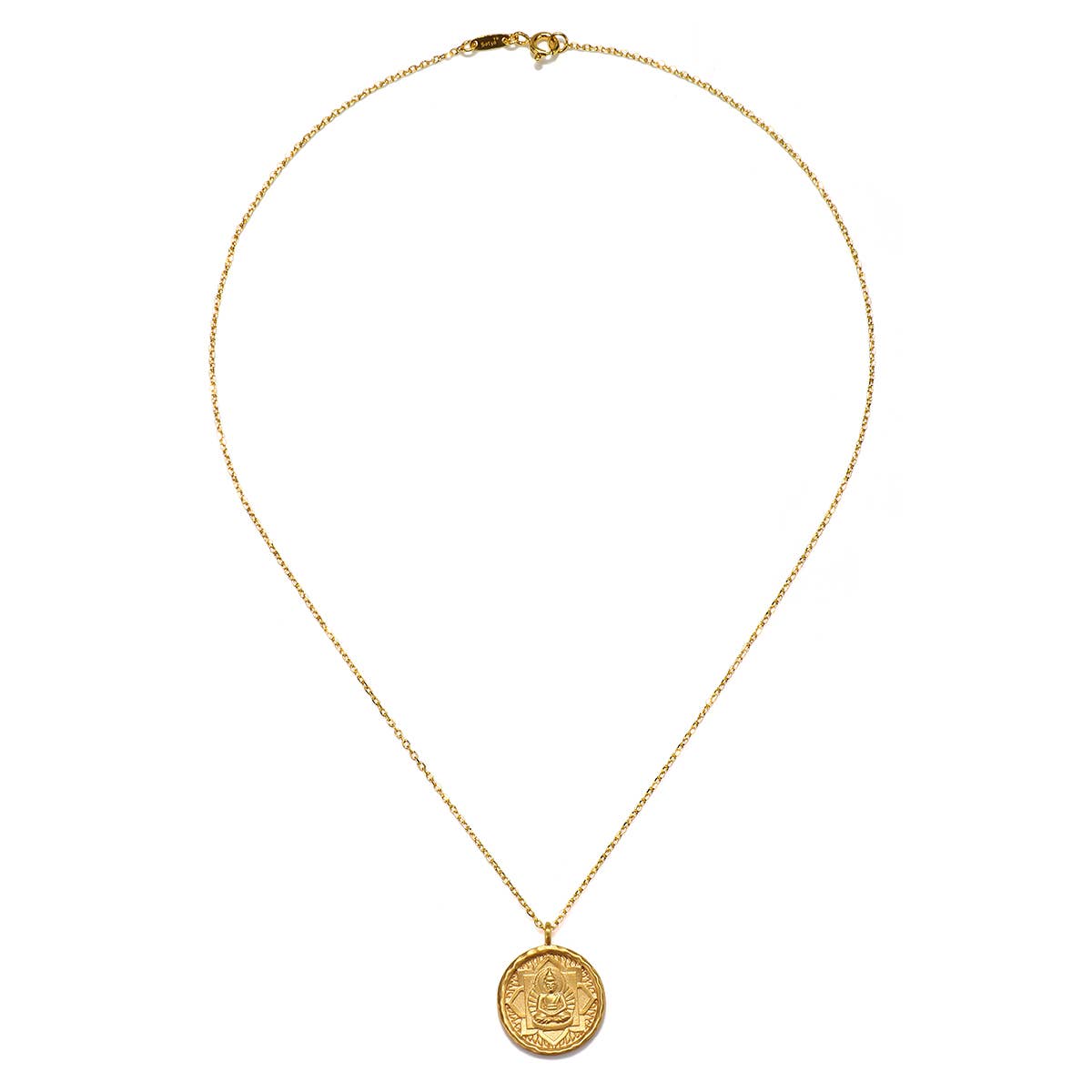 Gold Buddha Pendant Necklace