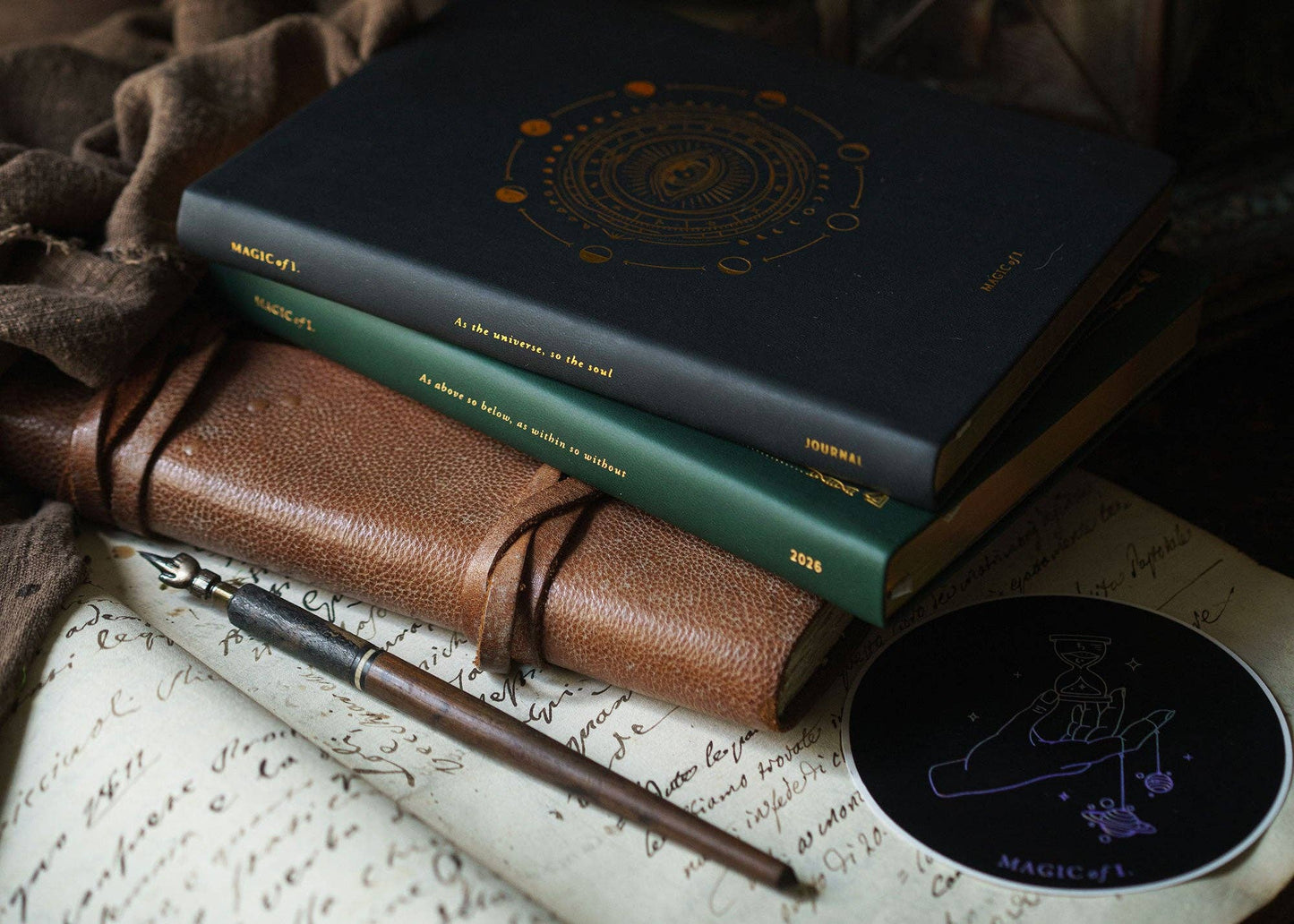 2026 Astrological Almanac & Guidebook - Deep Moss