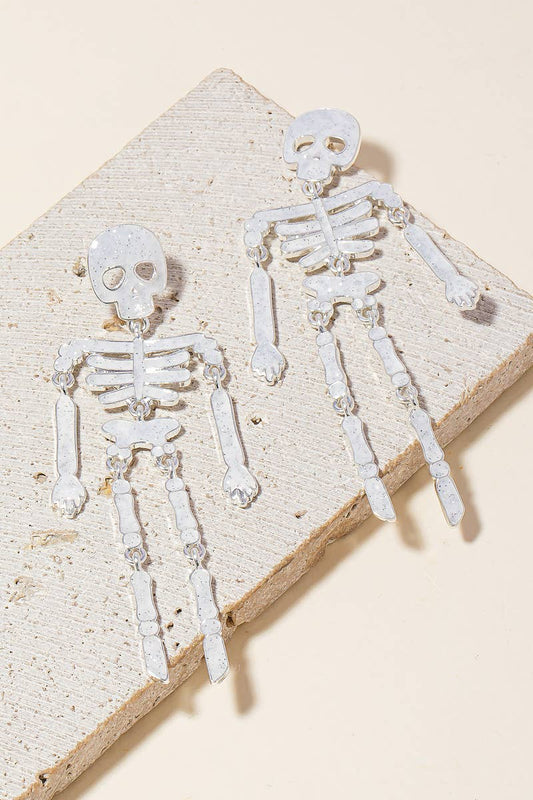 Spooky Season Skeleton Earrings
