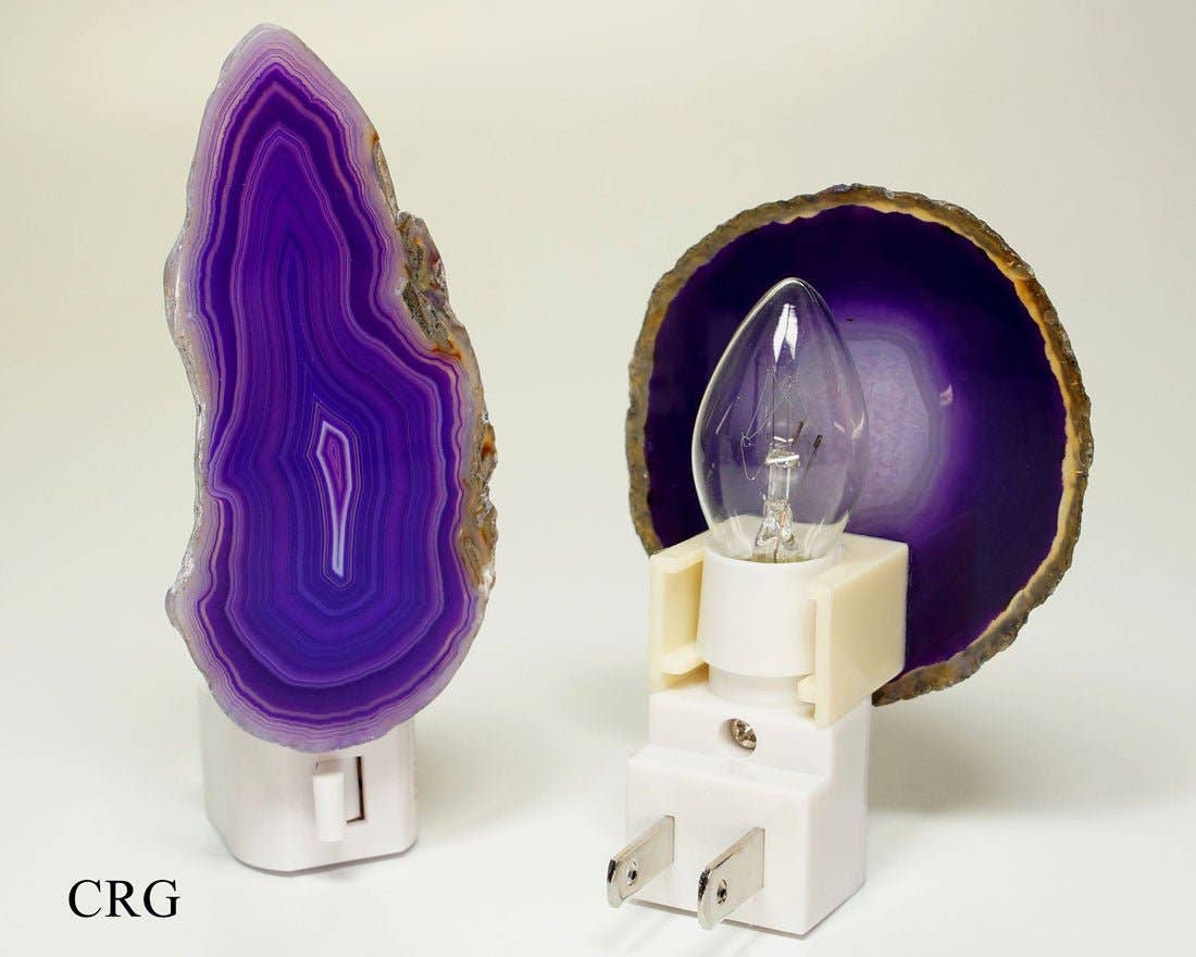 Purple Agate Nightlight