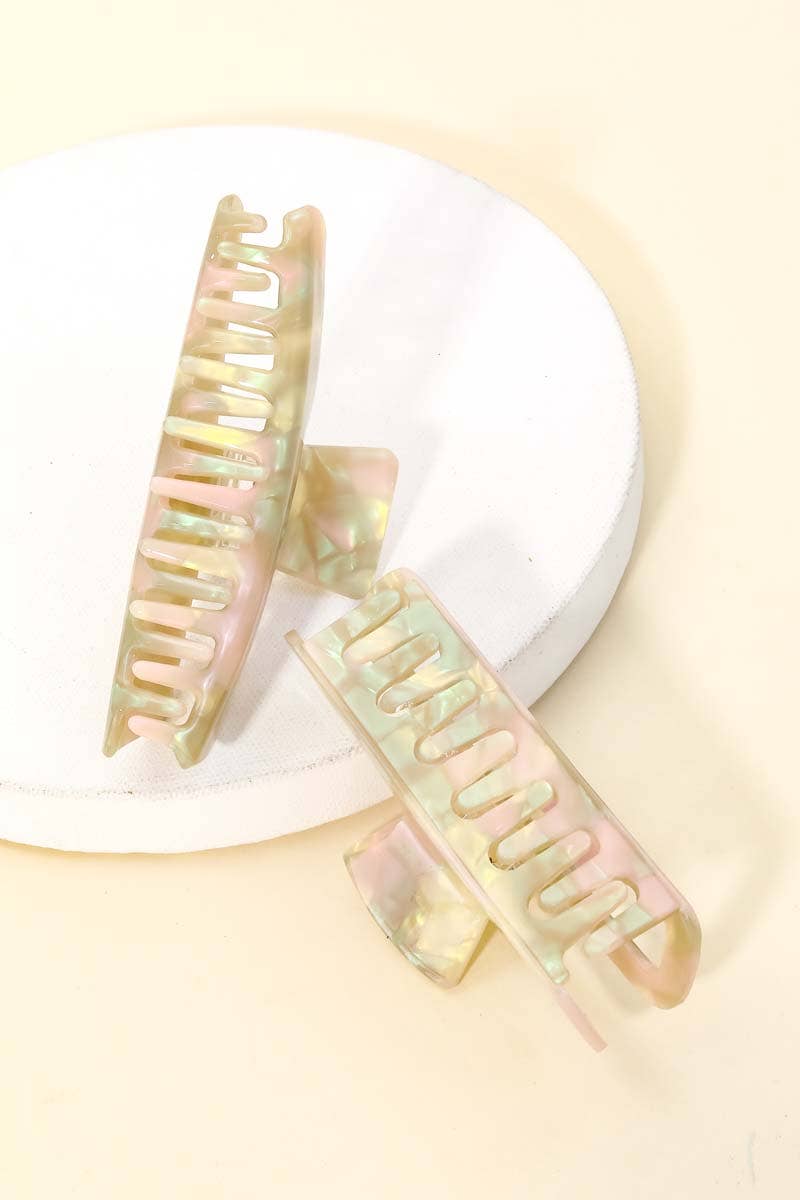 Rectangle Cutout Hair Claw
