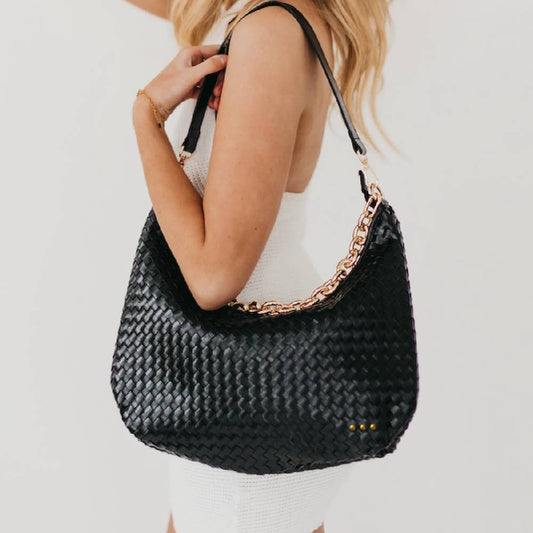 Sienna Woven Shoulder Bag