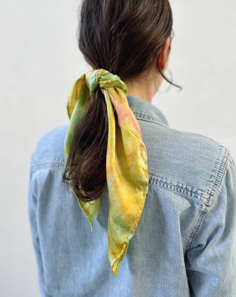 Water Lily Silk Scarf