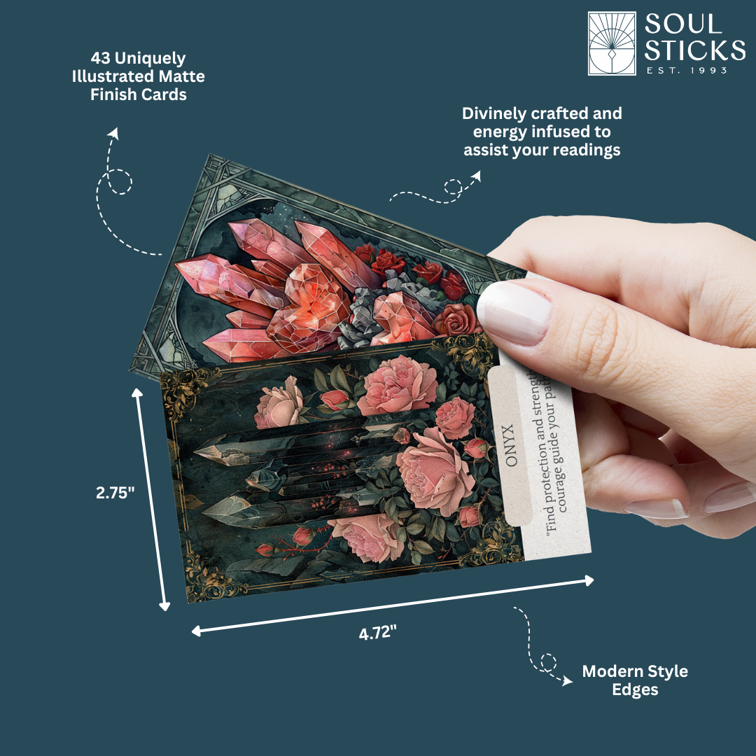 Crystals Wisdom Oracle Card Deck