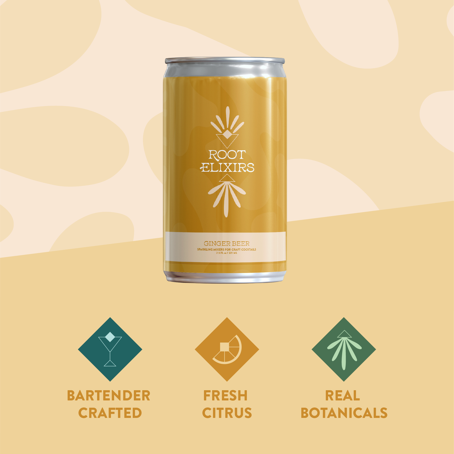 Root Elixirs Sparkling Ginger Beer