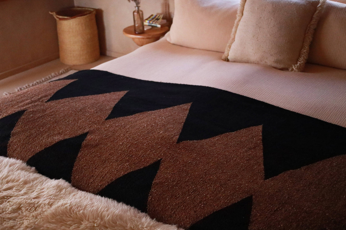 Zion (Black/Coyote) // Handwoven Blanket