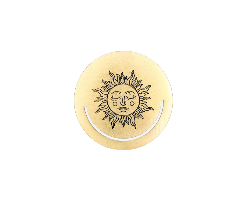 Brass Sun Bookmark