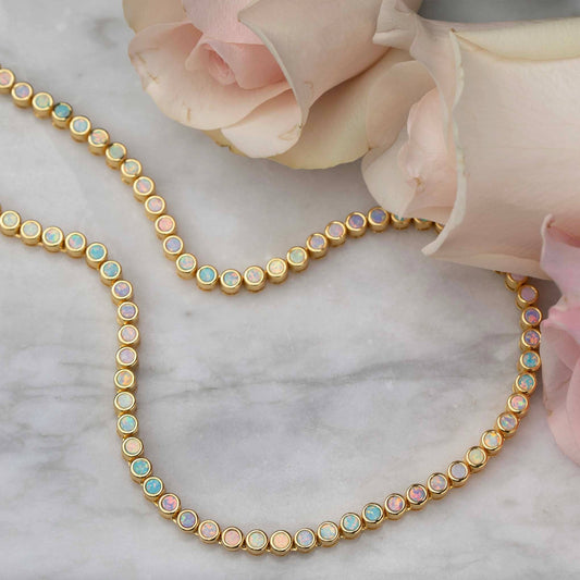 Opal Tennis Nekcklace