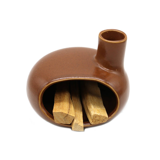 Retro Ceramic Smudge Chiminea