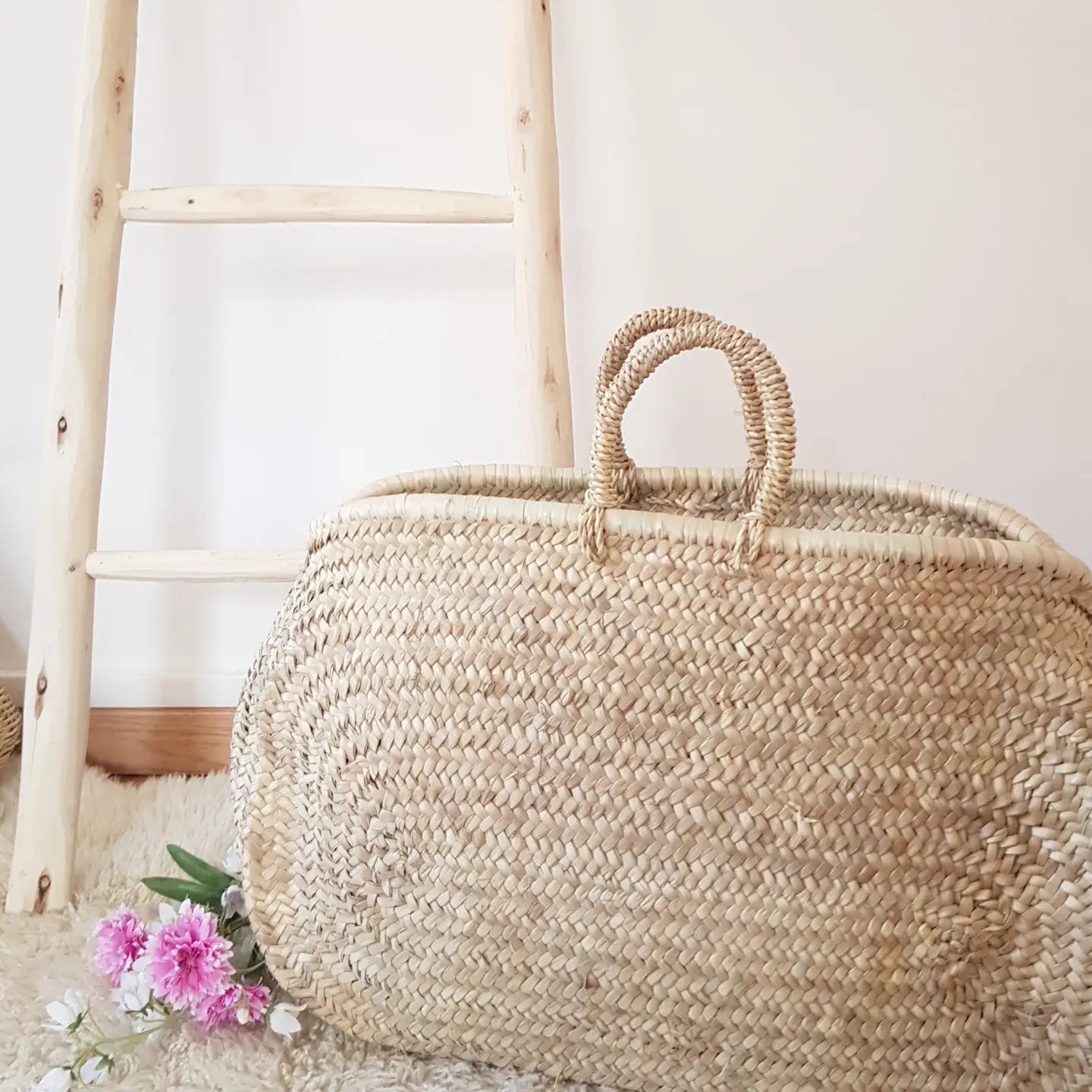 Large Basket with Handles