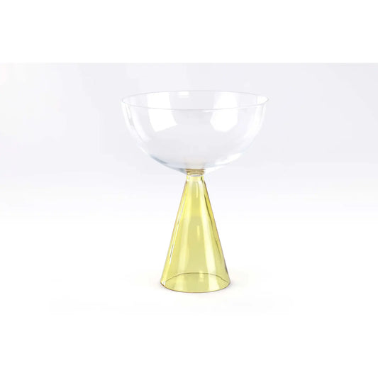 Handblown Drinkware Coupe - Honey