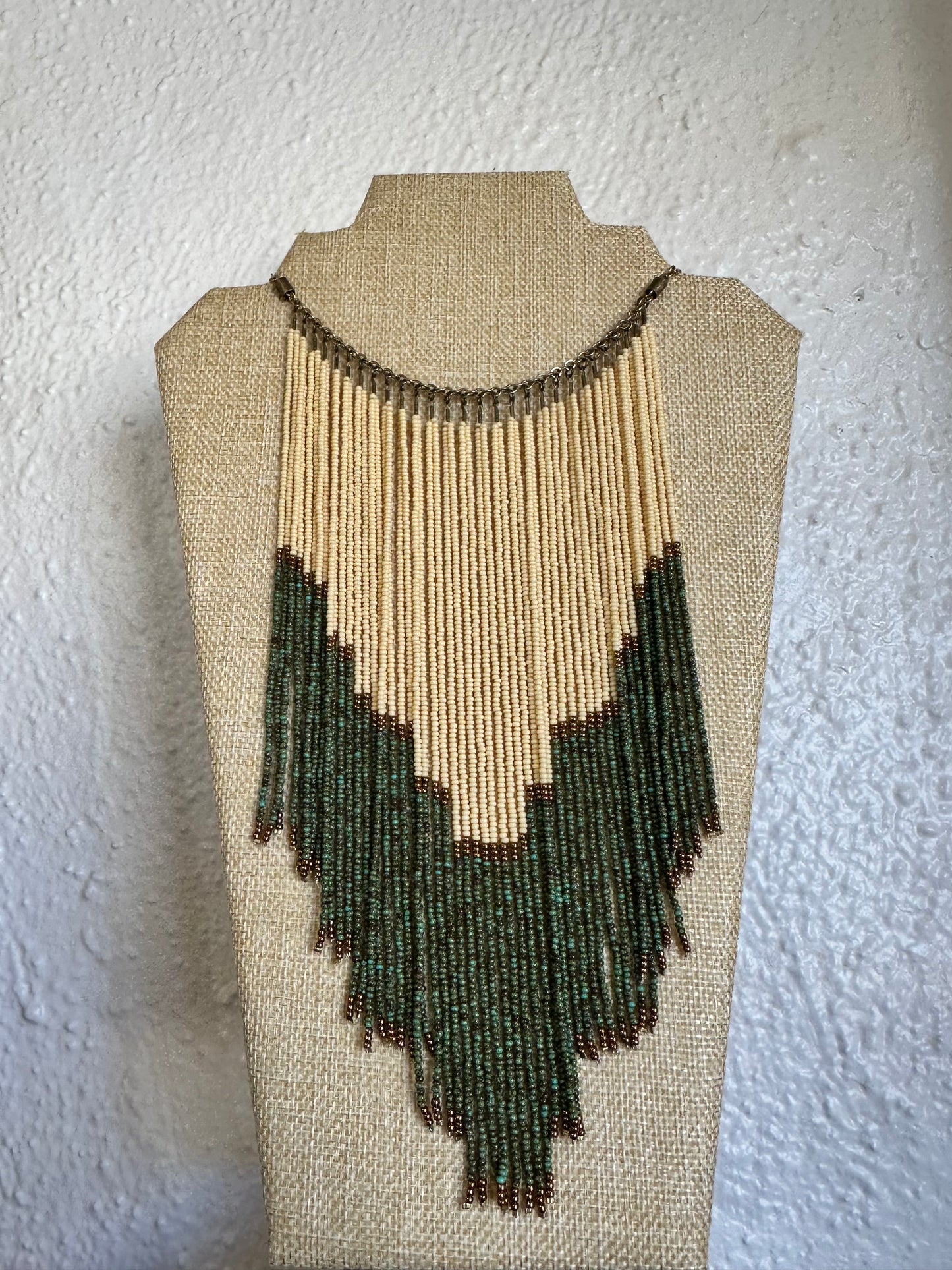 Emerald Beaded Necklace