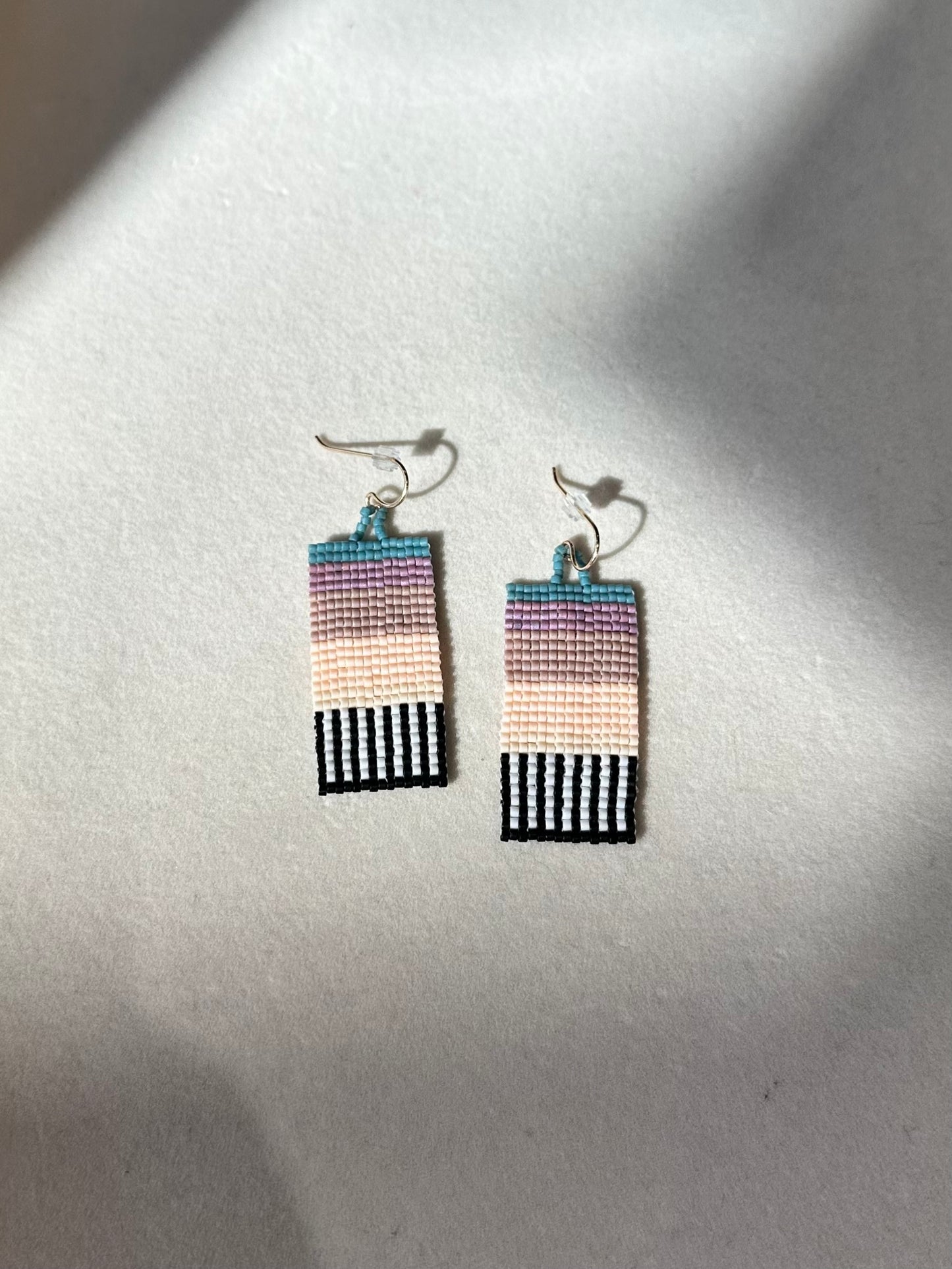 Geometric Beaded Earrings