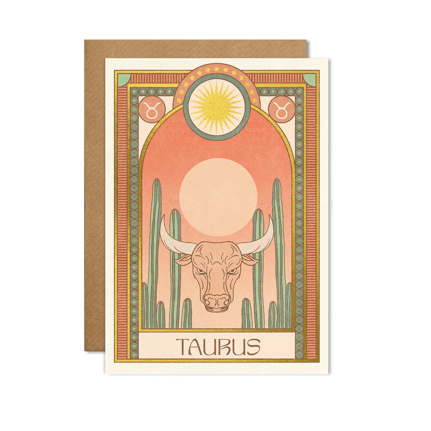 Taurus Zodiac Card