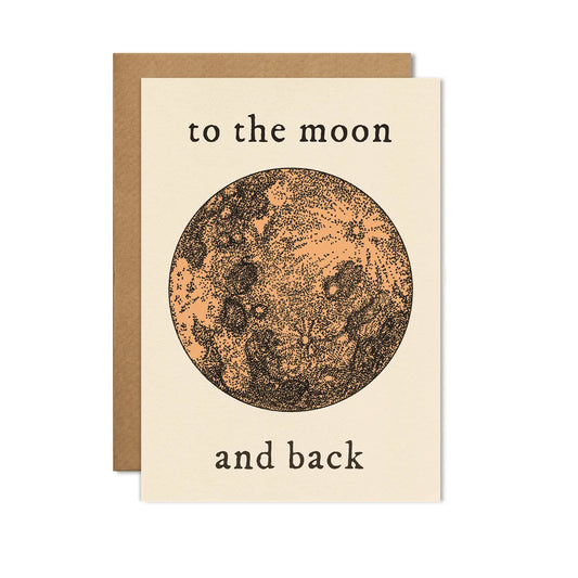 To The Moon And Back Card