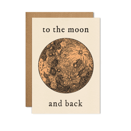 To The Moon And Back Card