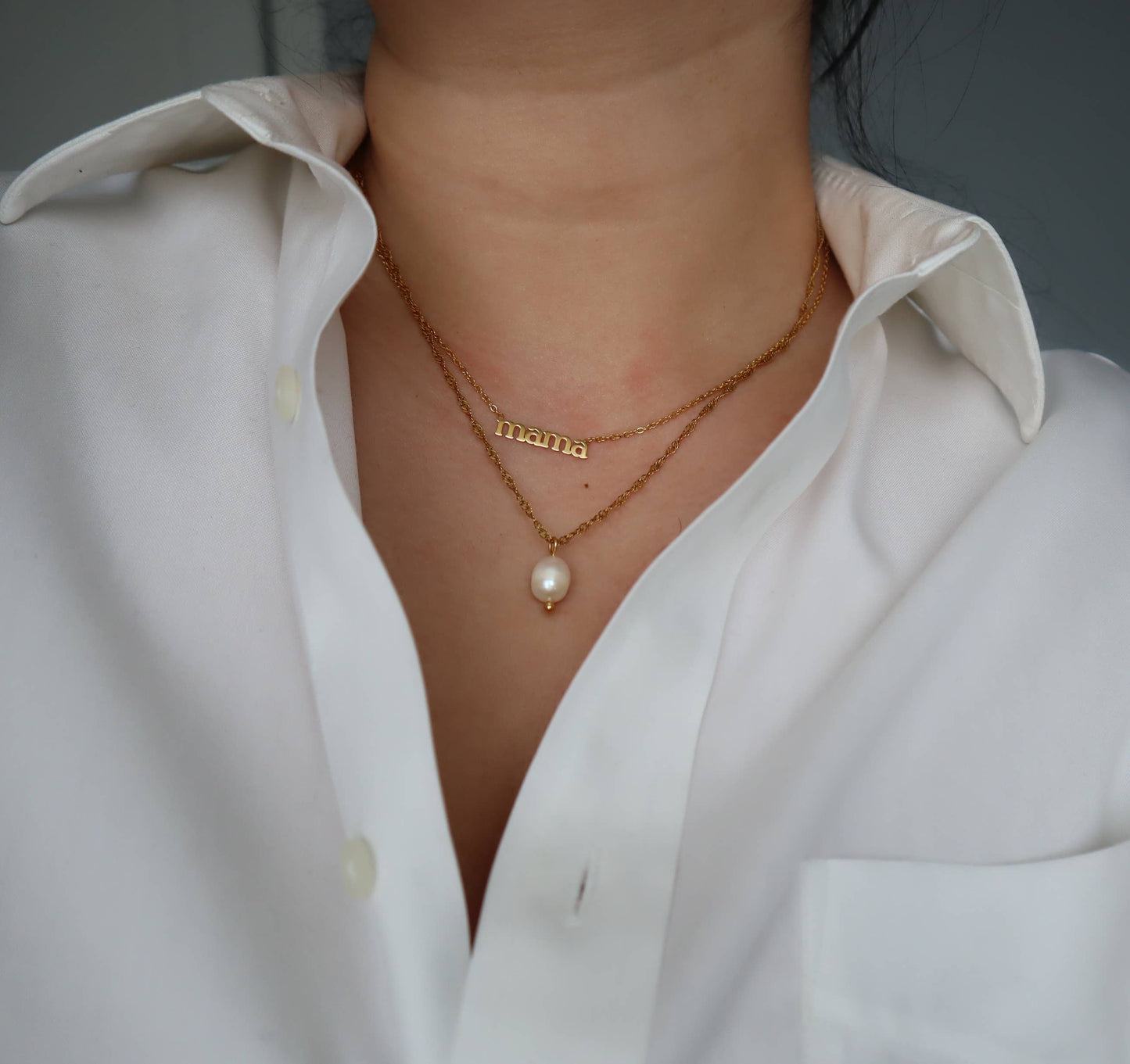 Pearl Drop Necklace
