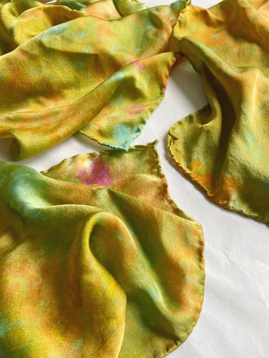 Water Lily Silk Scarf