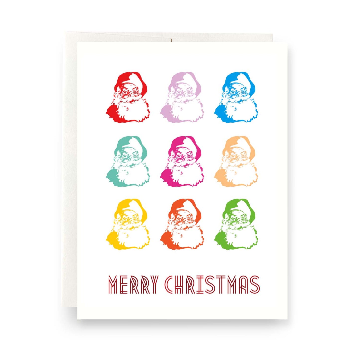 Santas Merry Christmas Greeting Card