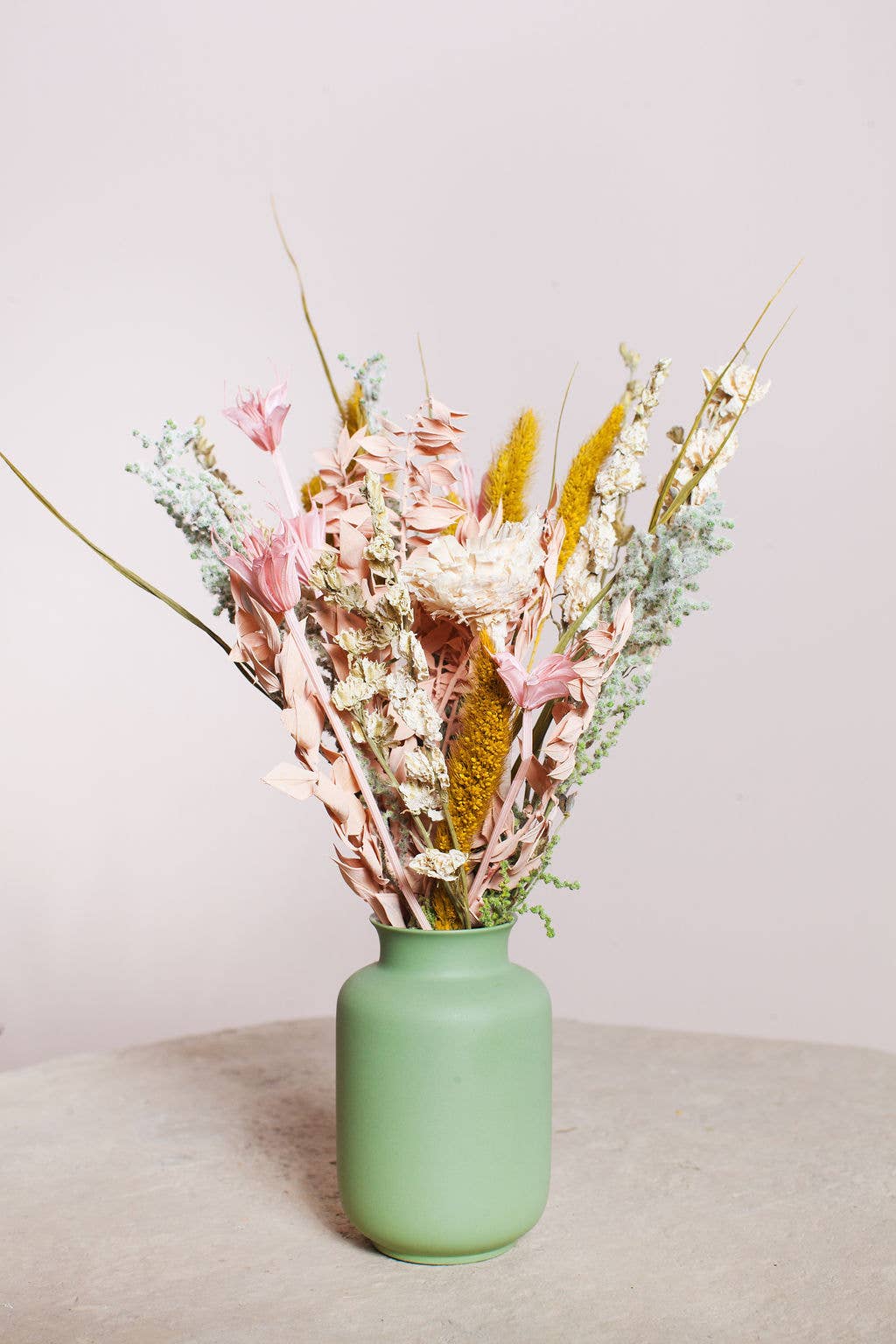 Pastel Dried Flower Bouquet