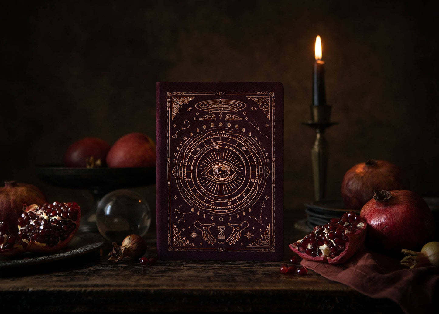 2026 Astrological Almanac & Guidebook - Pomegranate Velvet