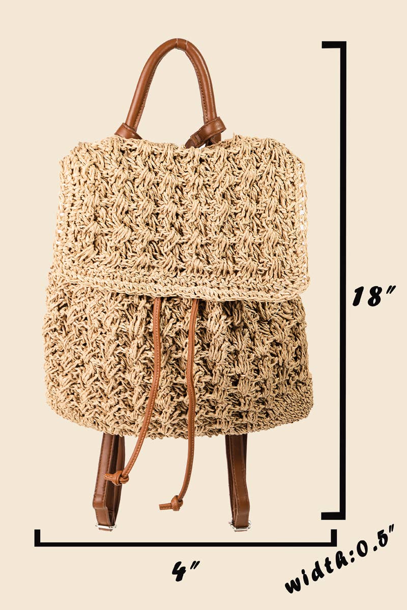 Straw Backpack