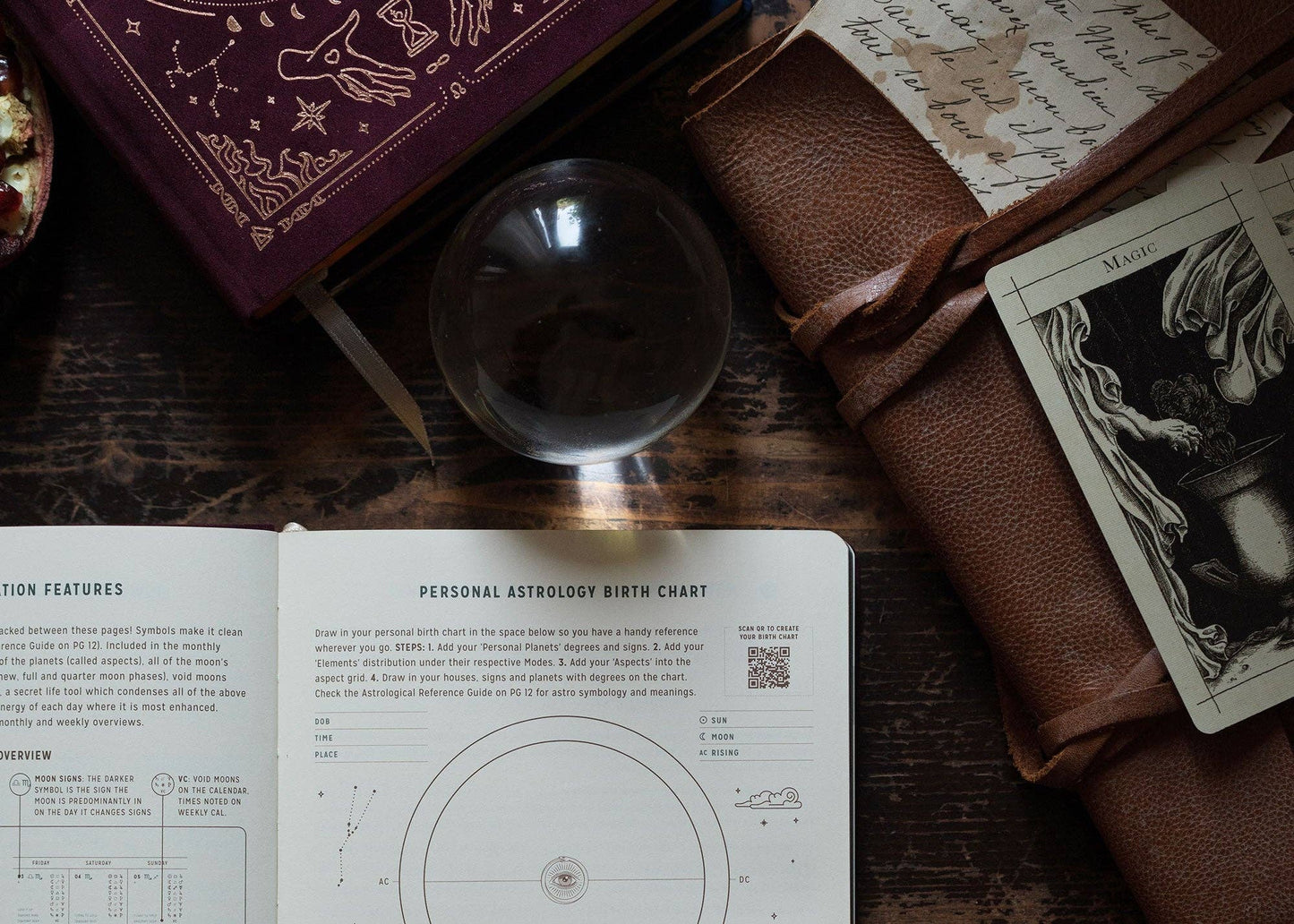 2026 Astrological Almanac & Guidebook - Pomegranate Velvet